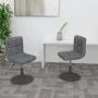 Drehbare Esszimmerstühle, 2 Stück, dunkelgrauer Samt von , Essstühle - Ref: Foro24-334264, Preis: 124,21 €, Rabatt: %