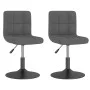 Drehbare Esszimmerstühle, 2 Stück, dunkelgrauer Samt von , Essstühle - Ref: Foro24-334264, Preis: 124,21 €, Rabatt: %