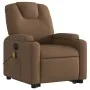 Elektrischer, verstellbarer, aufklappbarer Massagesessel aus braunem Stoff. von , Sessel - Ref: Foro24-3204408, Preis: 343,02...