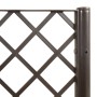 Brown PP planter with trellis 160x160x140 cm by , Pots and planters - Ref: Foro24-367885, Price: 321,64 €, Discount: %