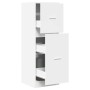 Engineered wood white medicine cabinet 40x41x118 cm by , Lockers and storage cabinets - Ref: Foro24-855196, Price: 98,99 €, D...