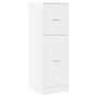 Engineered wood white medicine cabinet 40x41x118 cm by , Lockers and storage cabinets - Ref: Foro24-855196, Price: 98,99 €, D...