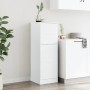 Engineered wood white medicine cabinet 40x41x118 cm by , Lockers and storage cabinets - Ref: Foro24-855196, Price: 98,99 €, D...