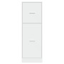 Engineered wood white medicine cabinet 40x41x118 cm by , Lockers and storage cabinets - Ref: Foro24-855196, Price: 98,99 €, D...