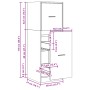 Medicine cabinet made of oak wood, artisan engineering, measuring 40x41x118 cm. by , Lockers and storage cabinets - Ref: Foro...