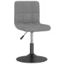 Drehbarer Küchenhocker aus hellgrauem Samt von , Küchenhocker - Ref: Foro24-334252, Preis: 86,65 €, Rabatt: %