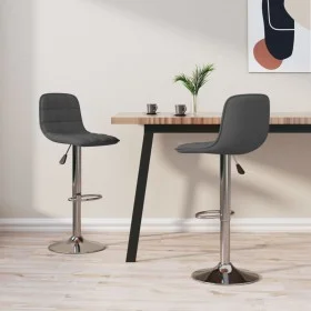 Küchenhocker 2 Stück dunkelgraues Stoff von , Küchenhocker - Ref: Foro24-333946, Preis: 137,37 €, Rabatt: %