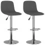 Küchenhocker 2 Stück dunkelgraues Stoff von , Küchenhocker - Ref: Foro24-333946, Preis: 137,37 €, Rabatt: %
