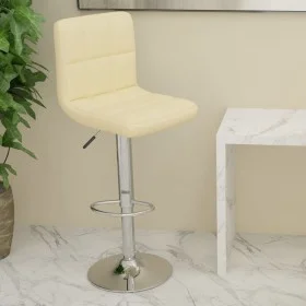 Cream-colored fabric kitchen stool by , Kitchen stools - Ref: Foro24-334231, Price: 78,15 €, Discount: %
