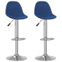 Küchenhocker 2 Stück blauer Stoff von , Küchenhocker - Ref: Foro24-333385, Preis: 129,03 €, Rabatt: %