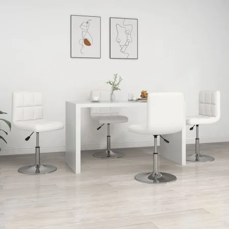 Esszimmerstühle, 4 Stück, weißes Kunstleder von , Essstühle - Ref: Foro24-334189, Preis: 213,43 €, Rabatt: %