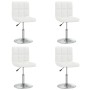 Sillas de comedor 4 unidades cuero sintético blanco de , Sillas de comedor - Ref: Foro24-334189, Precio: 217,21 €