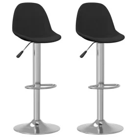 Küchenhocker 2 Stück Stoff schwarz von , Küchenhocker - Ref: Foro24-333387, Preis: 131,72 €, Rabatt: %