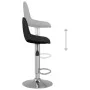 Kitchen stools 2 units black fabric by , Kitchen stools - Ref: Foro24-333387, Price: 131,72 €, Discount: %