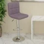 Küchenhocker aus grauem Stoff in Taupe-Farbe. von , Küchenhocker - Ref: Foro24-334238, Preis: 72,93 €, Rabatt: %