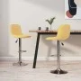 Kitchen stools 2 units yellow fabric by , Kitchen stools - Ref: Foro24-333952, Price: 141,45 €, Discount: %