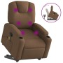 Verstellbarer Stoff-Fußmassagestuhl in Braun. von , Sessel - Ref: Foro24-3204384, Preis: 278,99 €, Rabatt: %