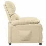 Sillón reclinable de tela crema by , Armchairs - Ref: Foro24-344902, Price: 170,37 €, Discount: %