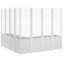Blumenkasten mit weißem PP-Gitter 160x160x140 cm von , Töpfe und Pflanzgefäße - Ref: Foro24-367884, Preis: 318,93 €, Rabatt: %
