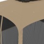 Doppelveranda mit Taupe-Stahlgitterwänden 3,93x2,93 m. von , Zelte und Pavillons - Ref: Foro24-368453, Preis: 256,41 €, Rabat...
