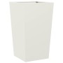 Zwei weiße Stahl-Pflanzgefäße, 45x45x75 cm. von , Töpfe und Pflanzgefäße - Ref: Foro24-851097, Preis: 129,01 €, Rabatt: %