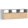 TV-Wandmöbel mit LED-Lichtern in Sonoma-Grau 130x31x45 cm von , TV-Möbel - Ref: Foro24-852346, Preis: 102,45 €, Rabatt: %