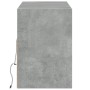 Wand-TV-Möbel mit LED-Lichtern in Betongrau 130x31x45 cm von , TV-Möbel - Ref: Foro24-852344, Preis: 93,70 €, Rabatt: %