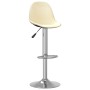 Taburetes de cocina 2 unidades tela crema de , Taburetes de cocina - Ref: Foro24-333383, Precio: 124,88 €, Descuento: %