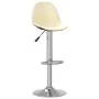 Taburetes de cocina 2 unidades tela crema de , Taburetes de cocina - Ref: Foro24-333383, Precio: 123,04 €, Descuento: %