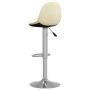 Taburetes de cocina 2 unidades tela crema de , Taburetes de cocina - Ref: Foro24-333383, Precio: 124,88 €, Descuento: %