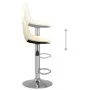 Kitchen stools 2 units cream fabric by , Kitchen stools - Ref: Foro24-333383, Price: 123,04 €, Discount: %
