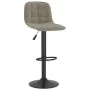 Hocker aus hellgrauem Samt für die Küche von , Küchenhocker - Ref: Foro24-333980, Preis: 81,78 €, Rabatt: %