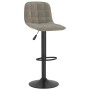 Hocker aus hellgrauem Samt für die Küche von , Küchenhocker - Ref: Foro24-333980, Preis: 83,20 €, Rabatt: %