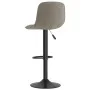 Hocker aus hellgrauem Samt für die Küche von , Küchenhocker - Ref: Foro24-333980, Preis: 81,78 €, Rabatt: %