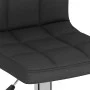Taburete de cocina de tela negro de , Taburetes de cocina - Ref: Foro24-334235, Precio: 73,11 €, Descuento: %