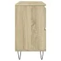 Badezimmerschrank aus Sonoma-Eichen-Ingenieurholz 80x33x60 cm. von , Badezimmermöbel - Ref: Foro24-849683, Preis: 91,46 €, Ra...
