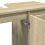 Badezimmerschrank aus Sonoma-Eichen-Ingenieurholz 80x33x60 cm. von , Badezimmermöbel - Ref: Foro24-849683, Preis: 91,46 €, Ra...