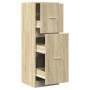 Armario botiquín madera de ingeniería roble Sonoma 40x41x118 c by , Lockers and storage cabinets - Ref: Foro24-855198, Price:...