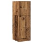 Armario botiquín madera de ingeniería envejecido 40x41x118 cm by , Lockers and storage cabinets - Ref: Foro24-855203, Price: ...