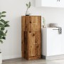Armario botiquín madera de ingeniería envejecido 40x41x118 cm by , Lockers and storage cabinets - Ref: Foro24-855203, Price: ...