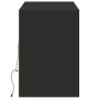Mueble de TV de pared con luces LED negro 130x31x45 cm de , Muebles TV - Ref: Foro24-852342, Precio: 106,26 €, Descuento: %