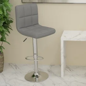 Light gray fabric kitchen stool by , Kitchen stools - Ref: Foro24-334229, Price: 72,93 €, Discount: %