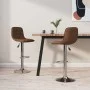 Kitchen stools 2 units brown fabric by , Kitchen stools - Ref: Foro24-333948, Price: 122,42 €, Discount: %
