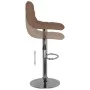 Kitchen stools 2 units brown fabric by , Kitchen stools - Ref: Foro24-333948, Price: 122,42 €, Discount: %