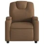 Sillón reclinable de masaje eléctrico tela marrón de , Sillones - Ref: Foro24-3204360, Precio: 258,40 €, Descuento: %