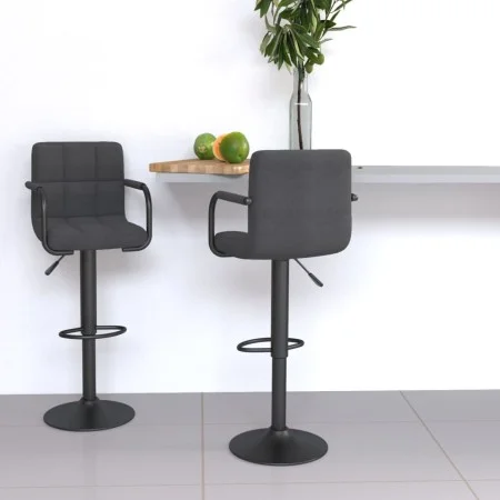 Küchenhocker 2 Stück dunkelgraues Stoff von , Küchenhocker - Ref: Foro24-334636, Preis: 154,42 €, Rabatt: %
