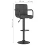 Küchenhocker 2 Stück dunkelgraues Stoff von , Küchenhocker - Ref: Foro24-334636, Preis: 154,42 €, Rabatt: %