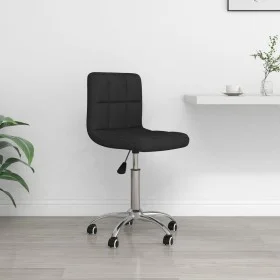 Black fabric swivel office chair by , Office chairs - Ref: Foro24-334319, Price: 87,92 €, Discount: %