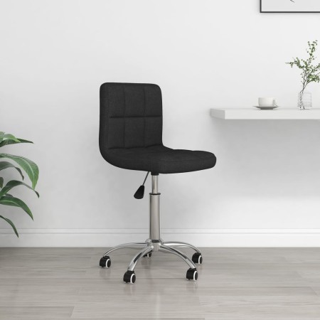 Silla de oficina giratoria de tela negra de , Sillas de oficina - Ref: Foro24-334319, Precio: 89,06 €, Descuento: %