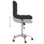 Drehbarer Bürostuhl aus schwarzem Stoff von , Bürostühle - Ref: Foro24-334319, Preis: 82,66 €, Rabatt: %